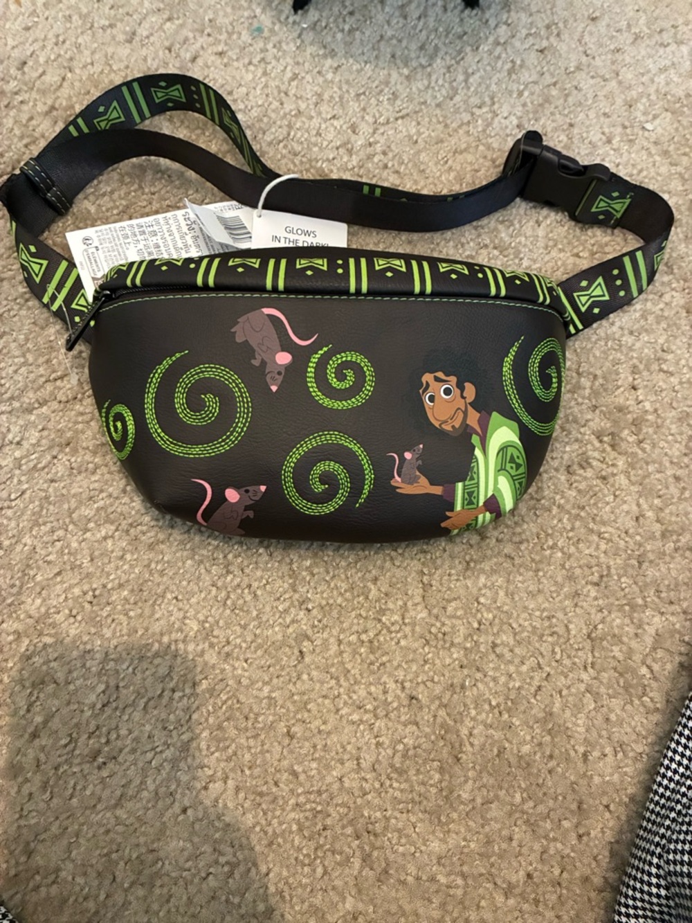 Bruno Disney park lounge fly Glow-In-The-Dark Waist Bag
